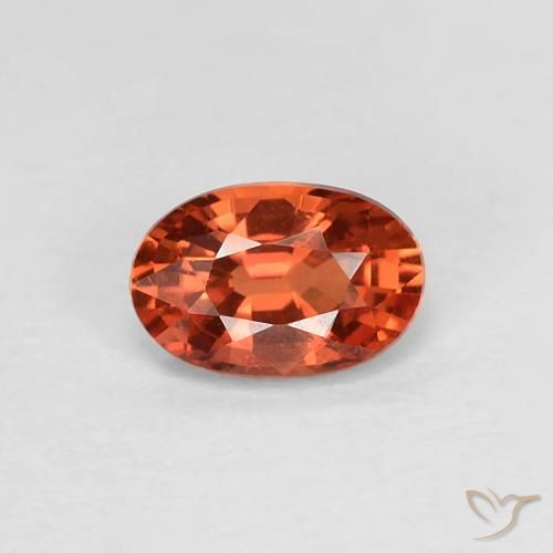 Zafiro Roja Forma ovalada de 5,7 x 3,8mm de Tanzania, peso de 0.54ct, piedra preciosa Calentada de forma natural en claridad vvs, Zafiro de 1 pieza: el color es Rojo medio, dureza Mohs de 9 Adecuado para joyas de uso diario, Exhibe gran brillo, Photo A