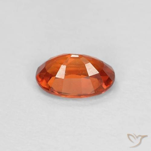 Sapphire Gemstone in 5.7 x 4 mm Size for Sale, Sapphire Stone in Medium Red Color