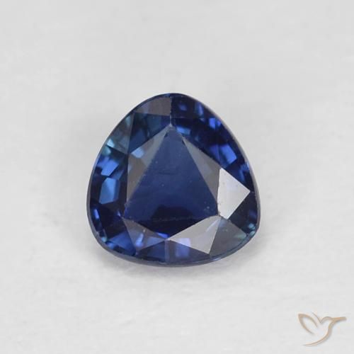 0.45ct Natural Twilight Blue Sapphire, Trillion, VVS-VS