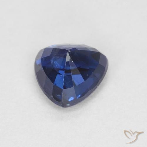 Sapphire Gemstone in 4.5 x 4.4 mm Size for Sale, Sapphire Stone in Twilight Blue Color