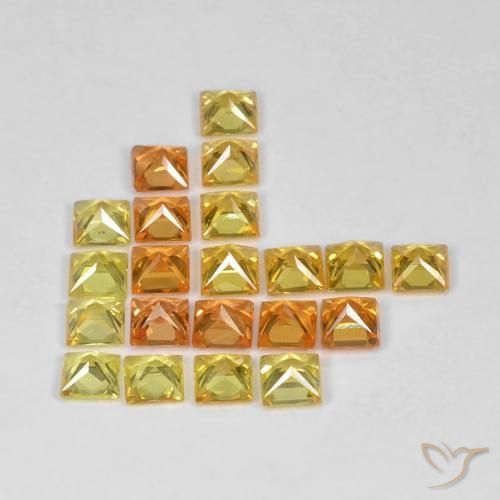 Sapphire Gemstones in 2.6 x 2.6 mm Size for Sale, Sapphire Stones in Multicolor Color