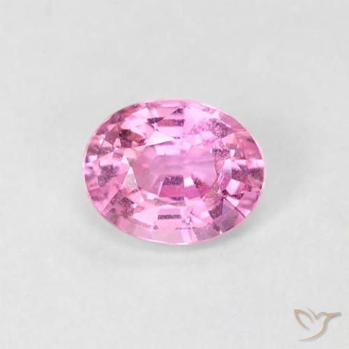 0.54ct Natural Intense Pink Sapphire, Oval, VS