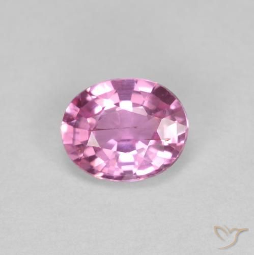 0.46ct Natural Intense Pink Sapphire, Oval, VS