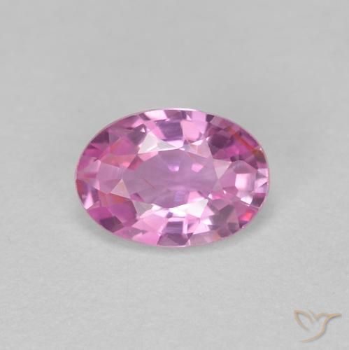 0.48ct Natural Intense Pink Sapphire, Oval, VS