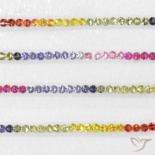 Best Sapphires for a Rainbow Bracelet | Matching Size, Finest Quality Sapphire
