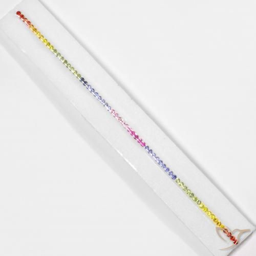 5.43 ctw Multicolor Sapphire Stones, Natural Sapphire in Round Facet Shape for Sale