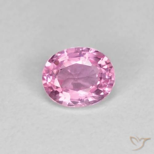 0.48ct Natural Royal Purple Pink Sapphire, Oval, VVS-VS