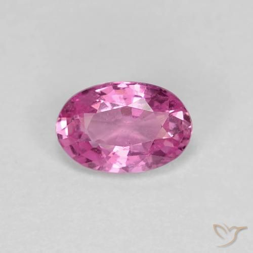 0.62ct Natural Reddish Purple Sapphire, Oval, VS