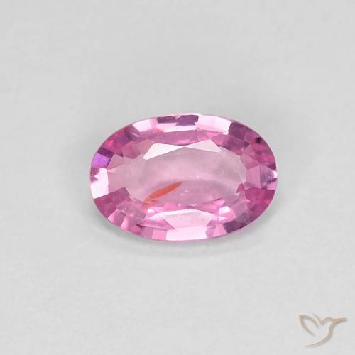 0.44ct Natural Intense Pink Sapphire, Oval, VS