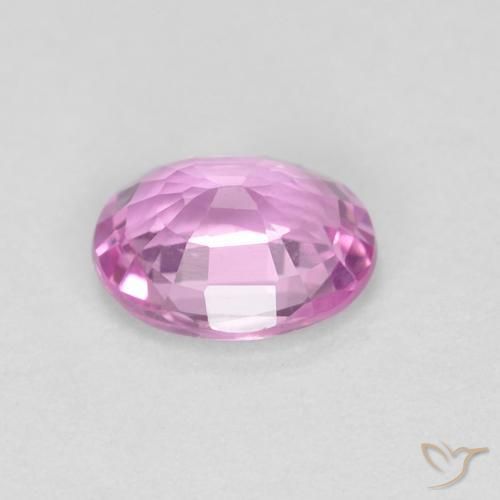 Sapphire Gemstone in 5.4 x 4.3 mm Size for Sale, Sapphire Stone in Intense Purple Color