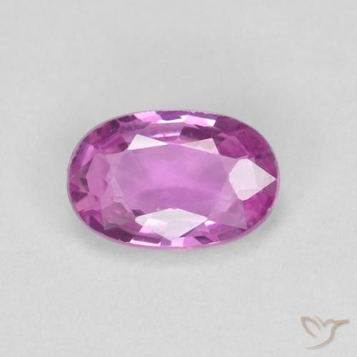 0.47ct Natural Pinkish Purple Sapphire, Oval, VVS