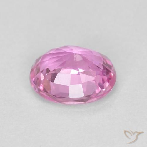 Sapphire Gemstone in 5 x 4 mm (calibrated) Size for Sale, Sapphire Stone in Royal Purple Pink Color