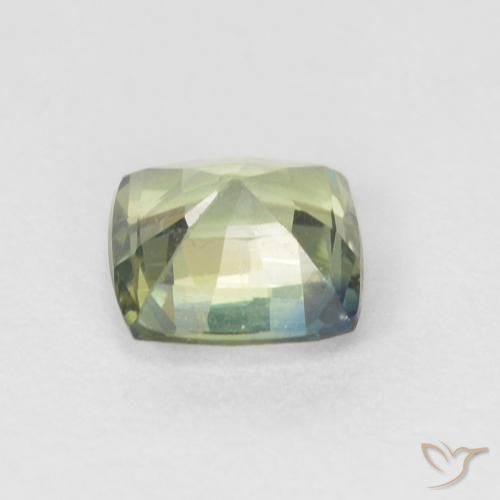 Sapphire Gemstone in 4.3 x 4.3 mm Size for Sale, Sapphire Stone in Light Green Color