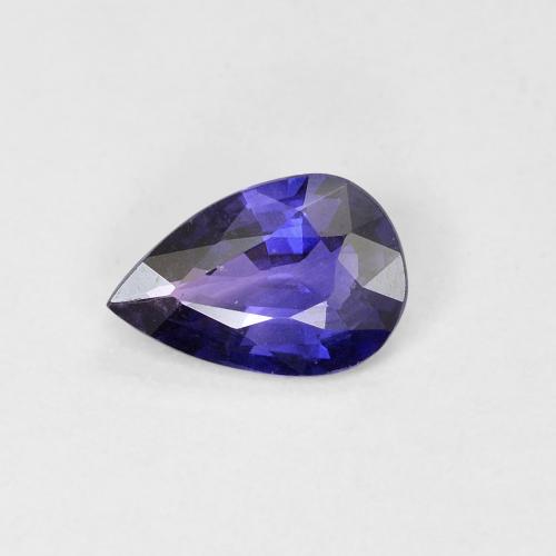 Zaffiro blu taglio pera da 0,54 ct dal Madagascar, dimensione 6,7 x 4,5mm, pietra preziosa naturale Riscaldato , purezza VVS, Zaffiro Sfaccettatura a pera da 1 pz, durezza Mohs di 9 adatto per gioielli da indossare ogni giorno, Anno della pietra preziosa della tigre, Photo A