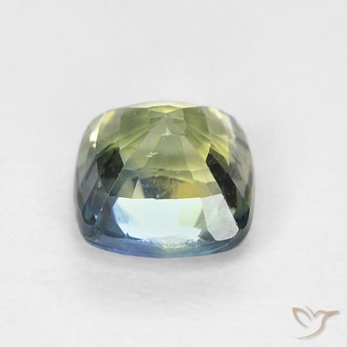 Sapphire Gemstone in 5 x 5 mm (calibrated) Size for Sale, Sapphire Stone in Grayish Green Color