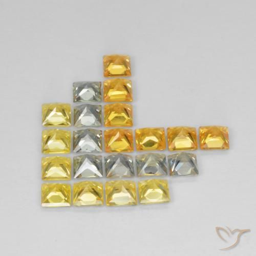 Sapphire Gemstones in 2.6 x 2.6 mm Size for Sale, Sapphire Stones in Multicolor Color
