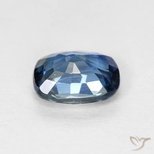 Sapphire Gemstone in 6.1 x 4.8 mm Size for Sale, Sapphire Stone in Teal Color