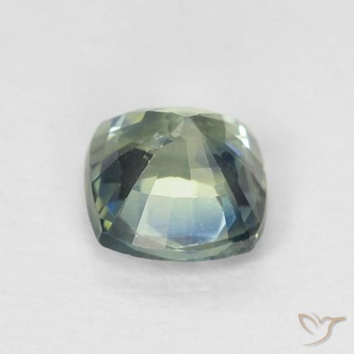 Sapphire Gemstone in 4.7 x 4.7 mm Size for Sale, Sapphire Stone in Teal Color