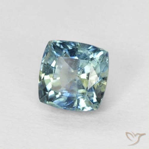 0.69 ct Multicolor Sapphire Stone, Natural Sapphire in Cushion-Cut Shape for Sale