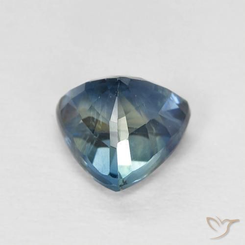 Sapphire Gemstone in 5.6 x 5.4 mm Size for Sale, Sapphire Stone in Teal Color