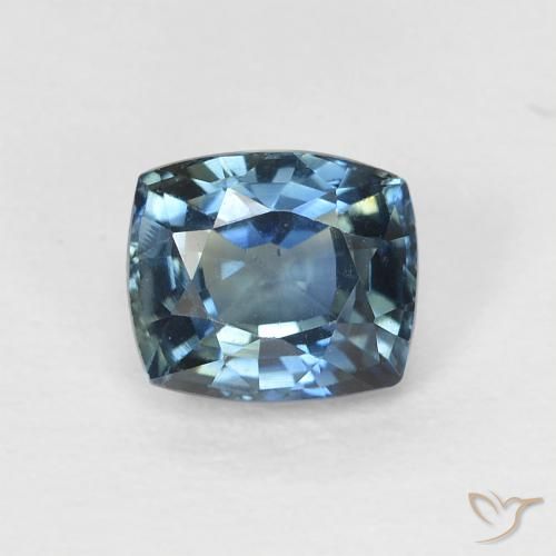 Zafiro suelto de talla cojín de 0,77 quilates, 5,2 x 4,5 mm, de Madagascar, Photo A