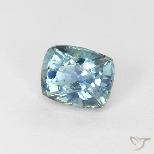 0.66 ct Multicolor Sapphire Stone, Natural Sapphire in Cushion-Cut Shape for Sale