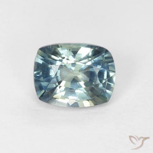 Saphir Multicolore Coussin 0,74 ct de Madagascar, Dimension 5,6 x 4,4mm, Pierre gemme naturelle Chauffé, pureté vvs-vs, 1 pièce de saphir cushion-cut, dureté de Mohs de 9 convient aux bijoux de tous les jours, pierre de sagesse, Expose une grande brillance, Photo A