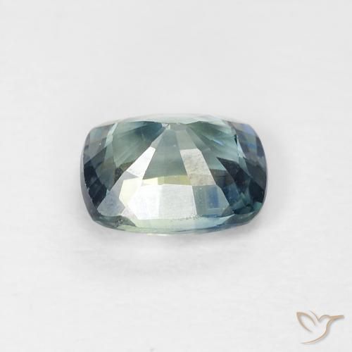Sapphire Gemstone in 5.6 x 4.4 mm Size for Sale, Sapphire Stone in Teal Color