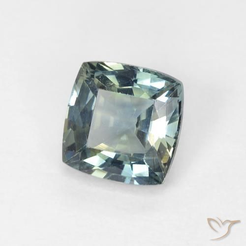 0.80 ct Multicolor Sapphire Stone, Natural Sapphire in Cushion-Cut Shape for Sale