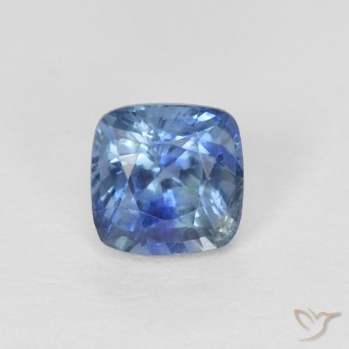 0.63ct Natural Navy Blue Sapphire, Cushion, VS
