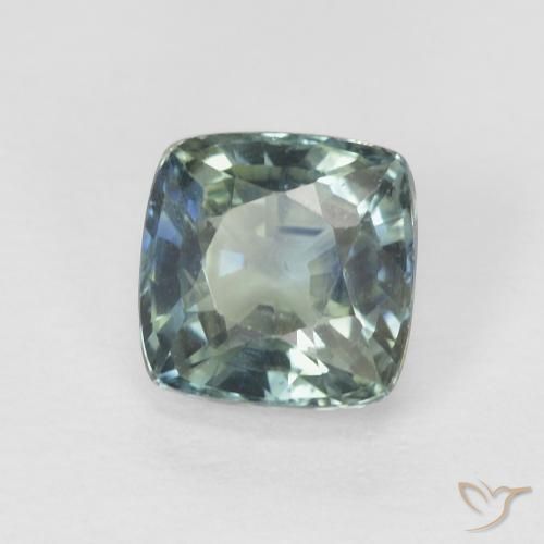 0.89 ct Blue Sapphire Stone, Natural Sapphire in Cushion-Cut Shape for Sale