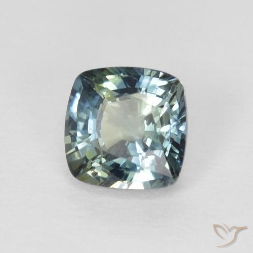 0.80 ct Blue Sapphire Stone, Natural Sapphire in Cushion-Cut Shape for Sale