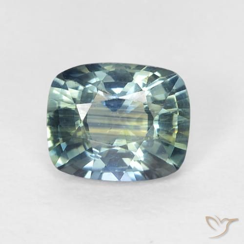 0.78ct Natural Multicolor Sapphire, Cushion, VVS-VS