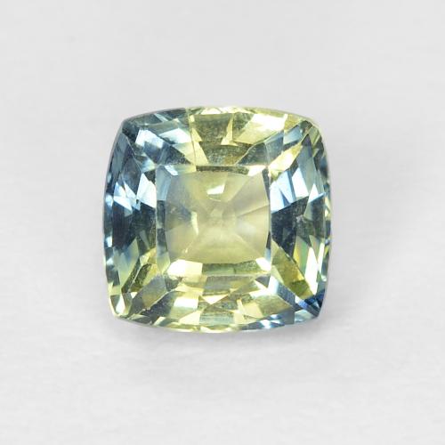 0,85 ct kissenschliff Saphir aus Madagaskar, Größe: 5 x 4,9mm, Reinheit: VVS-VS, Garantiert echter Edelstein, 1 Stück Saphir in Mehrfarbig Farbe, Mohs-Härte von 9 Geeignet für den täglichen Gebrauch im Schmuck, Edelstein für Donnerstag, Photo A