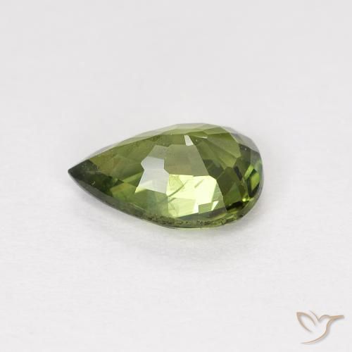 Sapphire Gemstone in 7 x 5 mm (calibrated) Size for Sale, Sapphire Stone in Deep Green Color