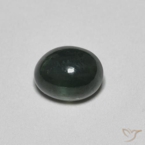 0.67ct Natural Green Sapphire, Oval, Translucent