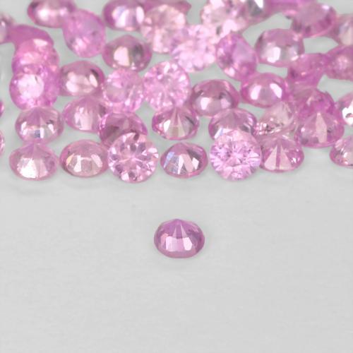 Sapphire Gemstone in 1.6 mm Size for Sale, Sapphire Stone in Light Pink Color