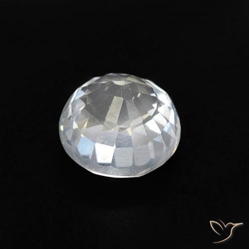 Sapphire Gemstone in 4.5 mm (calibrated) Size for Sale, Sapphire Stone in Bluish White Color
