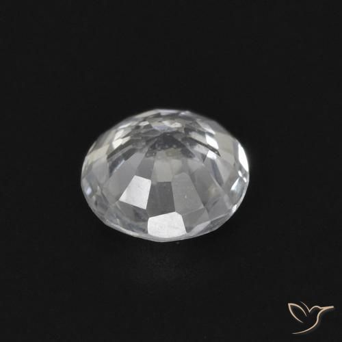 Sapphire Gemstone in 5 mm (calibrated) Size for Sale, Sapphire Stone in White Color