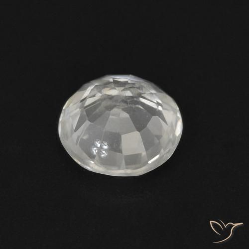 Sapphire Gemstone in 5 mm (calibrated) Size for Sale, Sapphire Stone in White Color