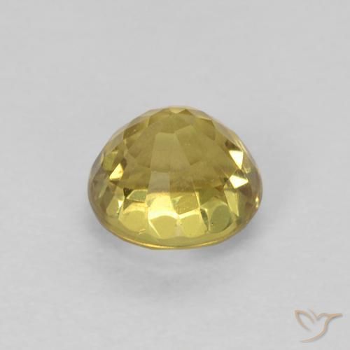 Sapphire Gemstone in 4.5 mm (calibrated) Size for Sale, Sapphire Stone in Golden Brown Color