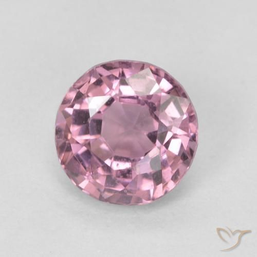 Saphir Violet clair Tour 0,51 ct de Tanzanie, Dimension 4,8mm, Pierre gemme naturelle Chauffé, pureté vvs, 1 pièce de saphir round facet, dureté de Mohs de 9 convient aux bijoux de tous les jours, pierre de sagesse, Pierre de Sagesse, Photo A