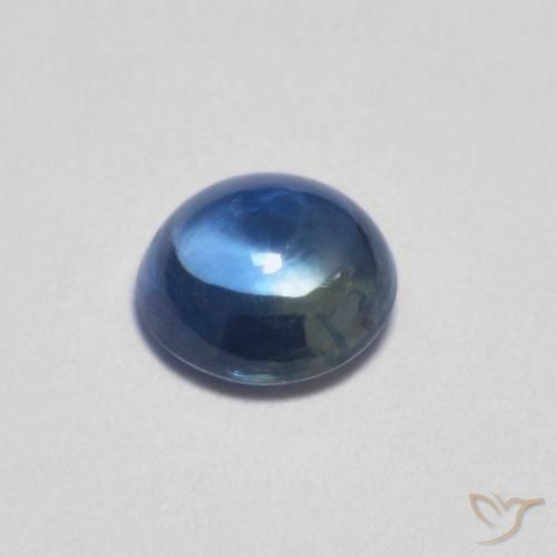 Sapphire Gemstone in 4.5 mm (calibrated) Size for Sale, Sapphire Stone in Navy Blue Color
