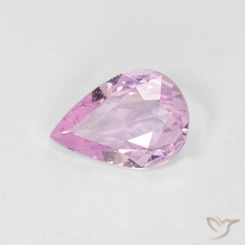 0.52ct Natural Medium Purple Sapphire, Pear Shape, VVS-VS