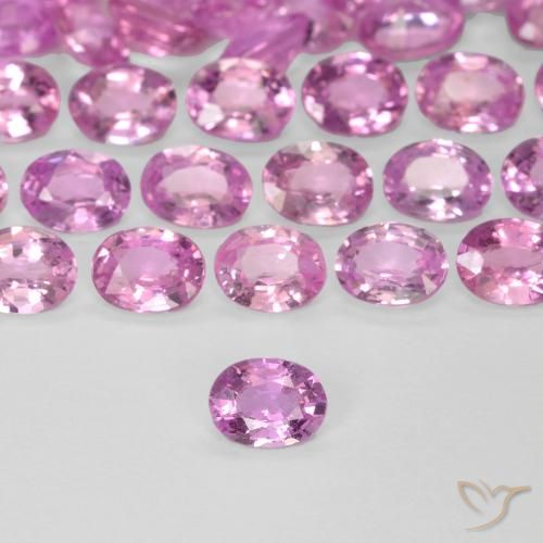 0.21ct Natural Hot Pink Sapphire, Oval, VVS-VS