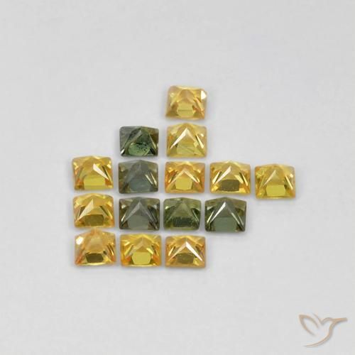 Sapphire Gemstones in 2.2 x 2.1 mm Size for Sale, Sapphire Stones in Multicolor Color