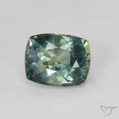 0.82ct Natural Multicolor Sapphire, Cushion, VVS-VS