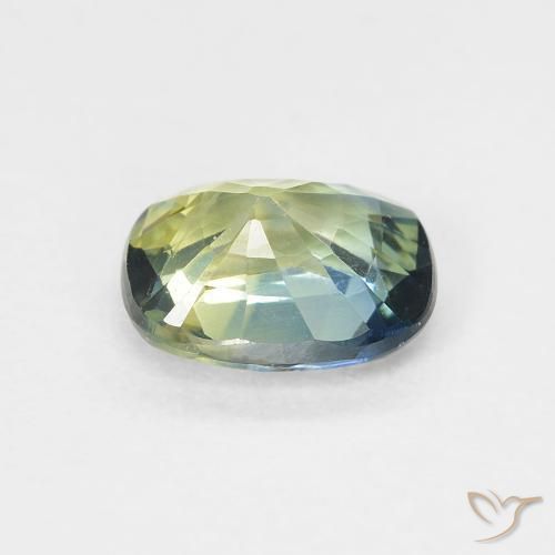 Sapphire Gemstone in 6.6 x 5.2 mm Size for Sale, Sapphire Stone in Very Light Green Color