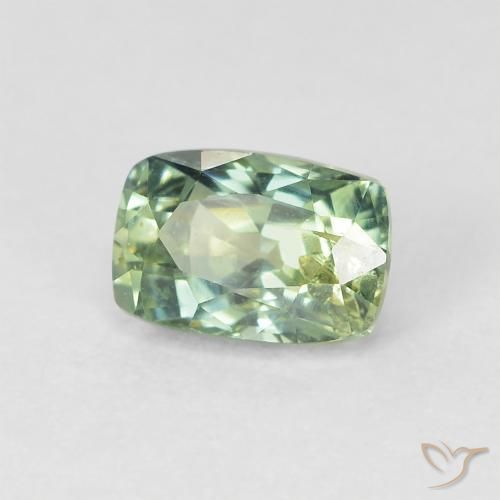 0.94 ct Multicolor Sapphire Stone, Natural Sapphire in Cushion-Cut Shape for Sale