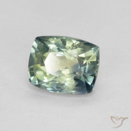 0.77 ct Blue Sapphire Stone, Natural Sapphire in Cushion-Cut Shape for Sale